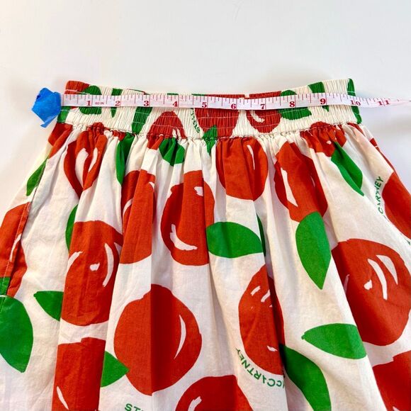 NWT Stella McCartney Kids Ivory & Orange Cotton Skirt with a clementine print. - Picture 9 of 9